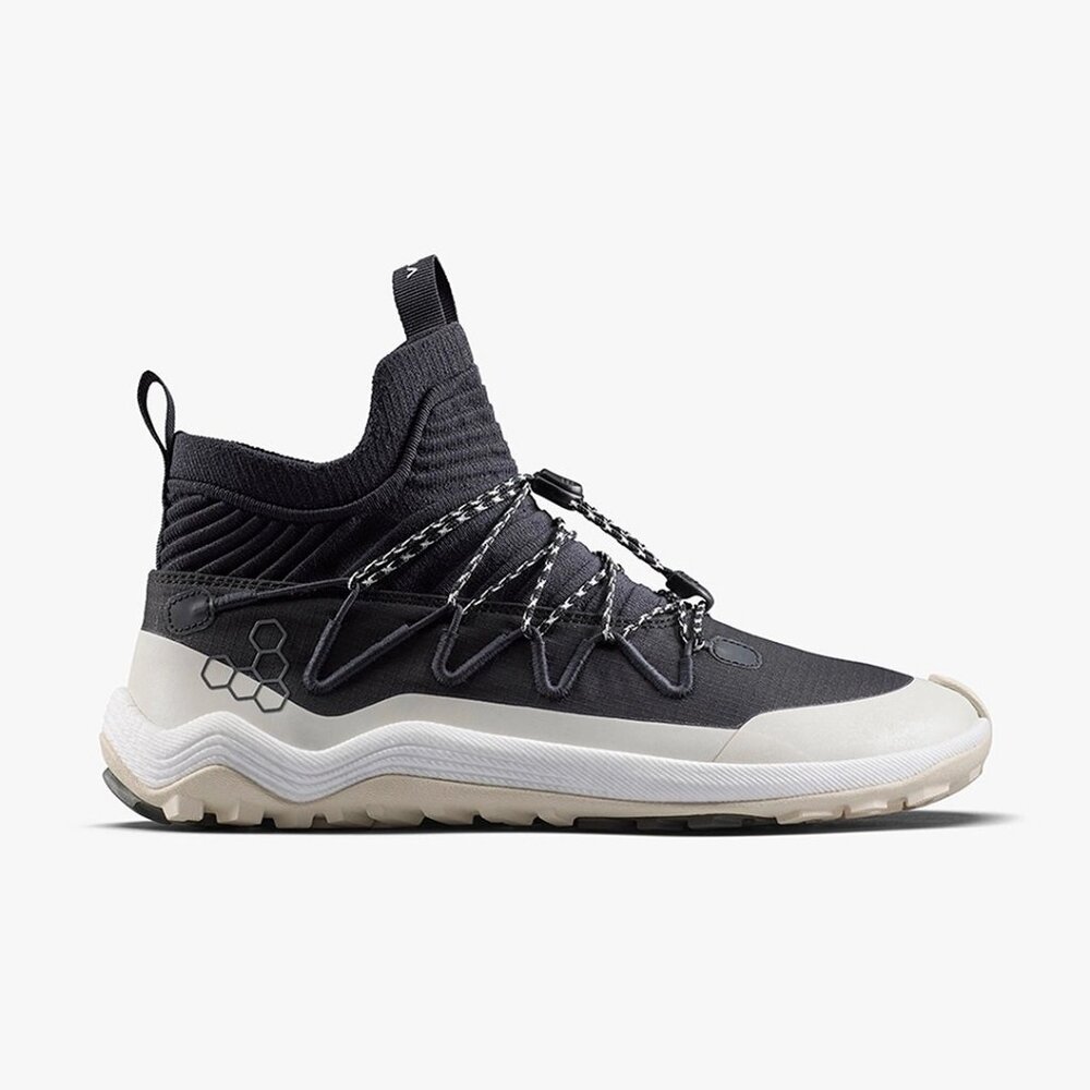 Vivobarefoot Primus Trail Flow Mid Womens in Obsidian - Picture 7 of 14